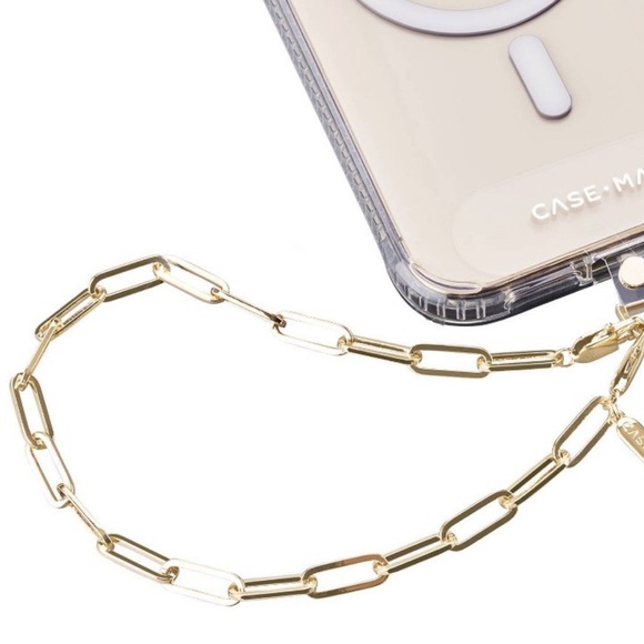 Gold Phone Wristlet Chain Strap - Picture 1 of 10